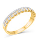 10 Karat All Yellow Gold 0.25 Carat Diamonds Classic Ladies Band-0725996-ALY