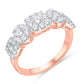 10 Karat Rose Gold 1.00 Carat Diamonds Fashion Ladies Band-0726007-RG