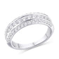 10 Karat White Gold 1.00 Carat Diamonds Classic Ladies Band-0726009-WG