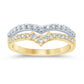 10 Karat Two-Tone (Yellow and White) Gold 0.50 Carat Diamonds Fancy Ladies Band-0729829-YW