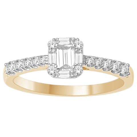 14K 0.50CT D-LADIES RINGS