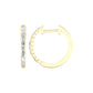 10 Karat Yellow Gold 0.25 Carat Diamonds Classic Hoops-0927807-YG