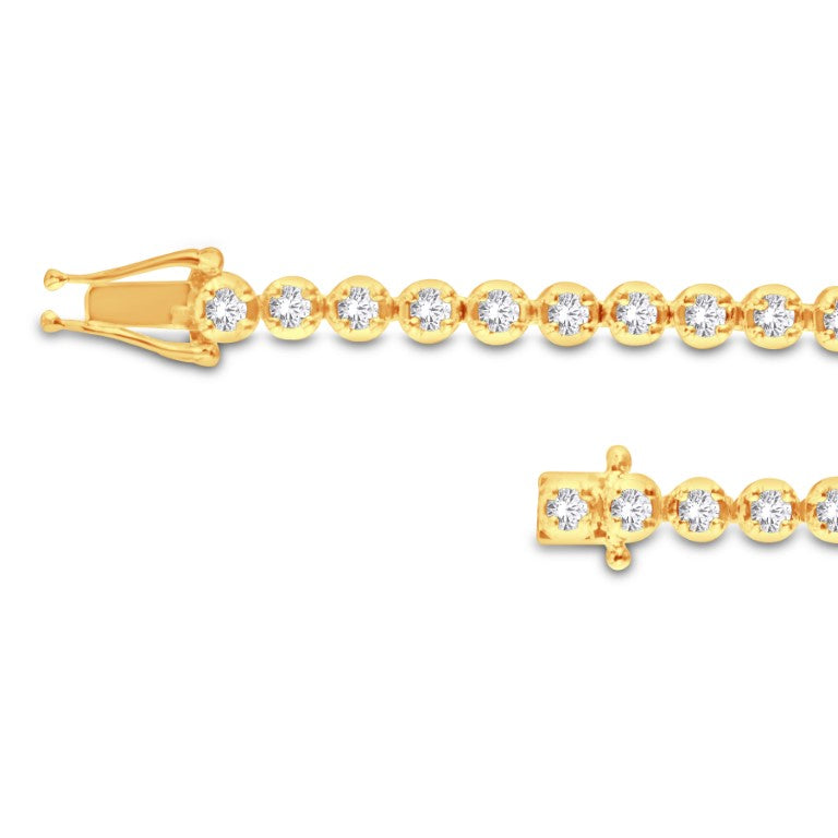 10 Karat All Yellow Gold 7.50 Carat Diamonds Fancy Chain-1025436-ALY