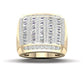 10K 2.50-2.75CT D-MENS RING
