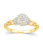 10K 0.20CT D-LADIES RINGS