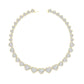 10 Karat Two-Tone (White and Yellow) Gold 10.35 Carat Diamonds Heart Necklace-1430015-WY