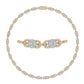 10 Karat Two-Tone (Yellow and White) Gold 15.78 Carat Diamonds Fancy Statement Necklace-1430027-YW