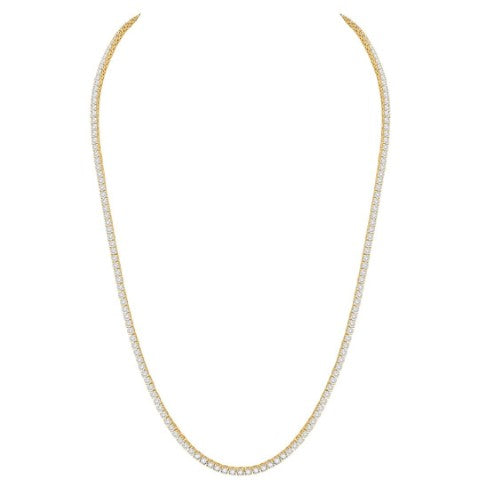 10 Karat Yellow Gold 7.34 Carat Diamonds Classic Chain-1432064-YG