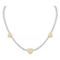 10 Karat Two-Tone (White and Yellow) Gold 3.02 Carat Diamonds Heart Necklace-1432081-WY
