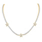 10 Karat Two-Tone (White and Yellow) Gold 2.87 Carat Diamonds Star Necklace-1432099-WY