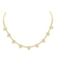 10 Karat Yellow Gold 3.47 Carat Diamonds Pear Necklace-1432104-YG
