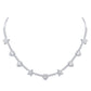 10 Karat White Gold 3.74 Carat Diamonds Fashion Necklace-1432109-WG