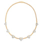 10 Karat Two-Tone (White and Yellow) Gold 4.15 Carat Diamonds Heart Necklace-1460004-WY