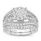 14K  1.90CT  DIAMOND  BRIDAL  RING