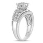 14K  0.75CT  DIAMOND  BRIDAL  RING