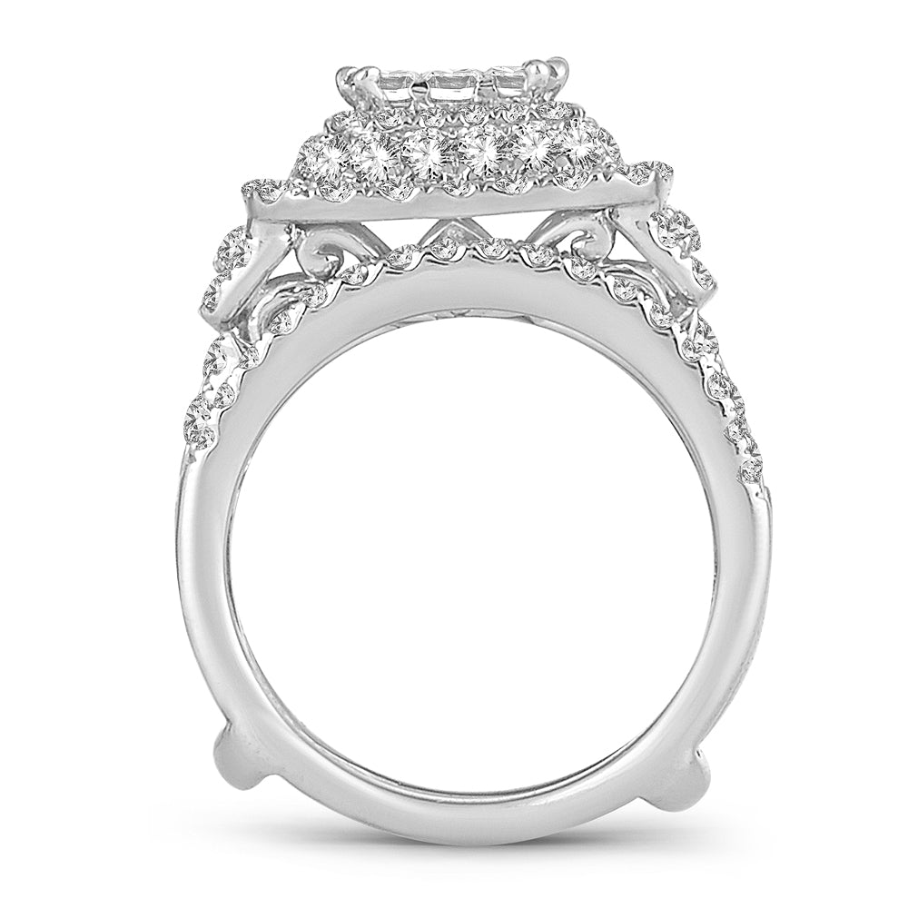 14K  3.00CT BRIDAL  DIAMOND  RING