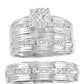 14K 0.40CT Diamond TRIO SET