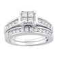 10K 0.50ct Princess cut Diamond Ring