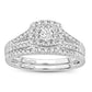 10K 0.50ct Diamond Bridal Ring