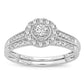 14K 0.33ct  Diamond Bridal Ring
