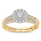 14K 0.33ct  Diamond Bridal Ring