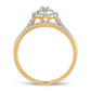 14K 0.33CT DIAMOND BRIDAL RING