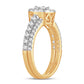 14K 1.00CT DIAMOND BRIDAL RING