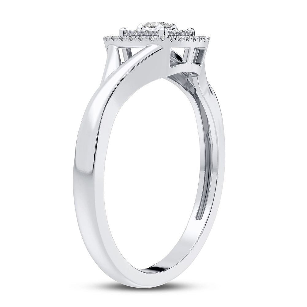 10K 0.10CT Diamond Ring