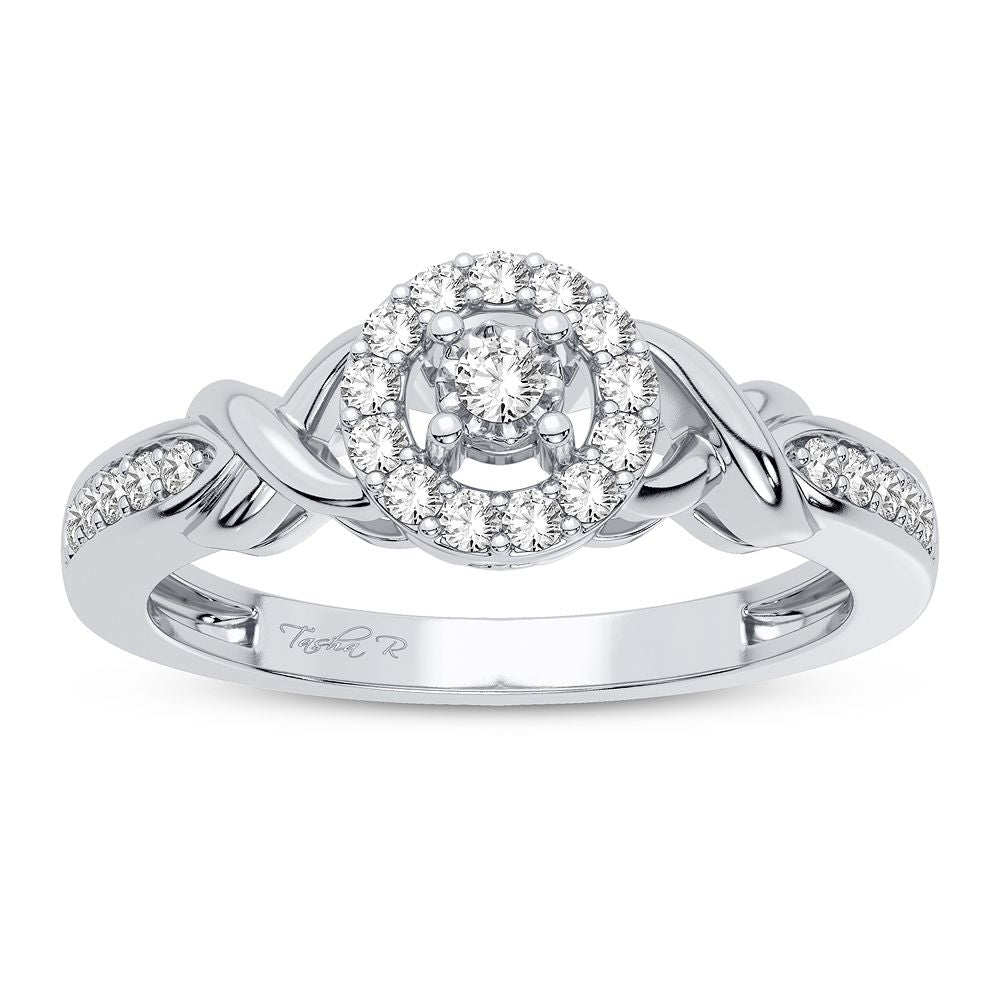 14K 0.17CT Diamond Ring