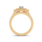 14K 1.00CT Diamond Bridal Ring