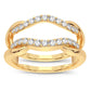 14K 0.33CT Diamond Ring Guard