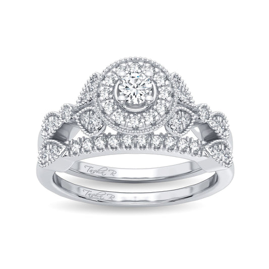 14K 0.33CT Diamond Bridal Ring