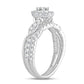 14K 1.00CT Fancy Cut Bridal Ring