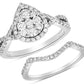 14K  1.00ct Diamond Bridal Ring
