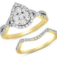14K  1.00ct Diamond Bridal Ring