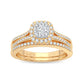 14K 0.38CT DIAMOND BRIDAL RING