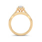 14K 0.38CT DIAMOND BRIDAL RING