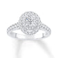 14K 1.00CT Diamond BRIDAL RING