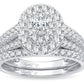 14K 1.00ct Diamond Bridal Ring
