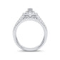 14K 1.00ct Diamond Bridal Ring