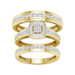10K 0.10CT Diamond TRIO SET