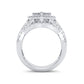 14K 1.00ct Diamond Bridal Ring