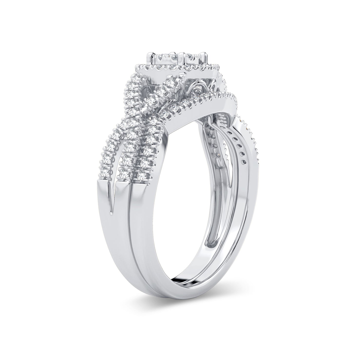 14K 0.50CT Diamond Bridal Ring