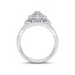 14K 1.00CT Diamond Bridal Ring