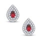 14K 0.20CT Diamond Earring