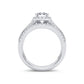 14K 0.75ct Diamond Bridal Ring