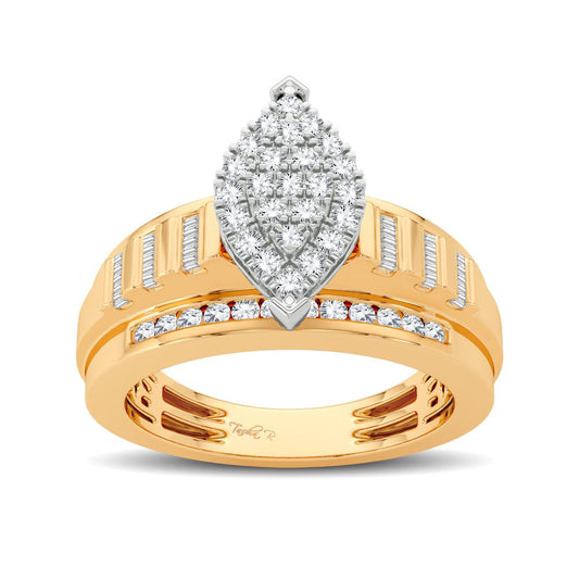 10K 0.50CT Diamond Ring