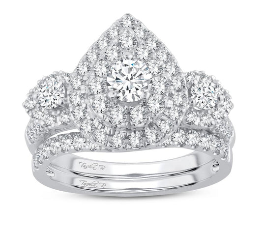 14K 1.54CT DIAMOND BRIDAL RING