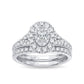 14K 1.00CT Diamond Bridal Ring