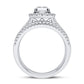 14K 0.62CT Diamond Bridal Ring